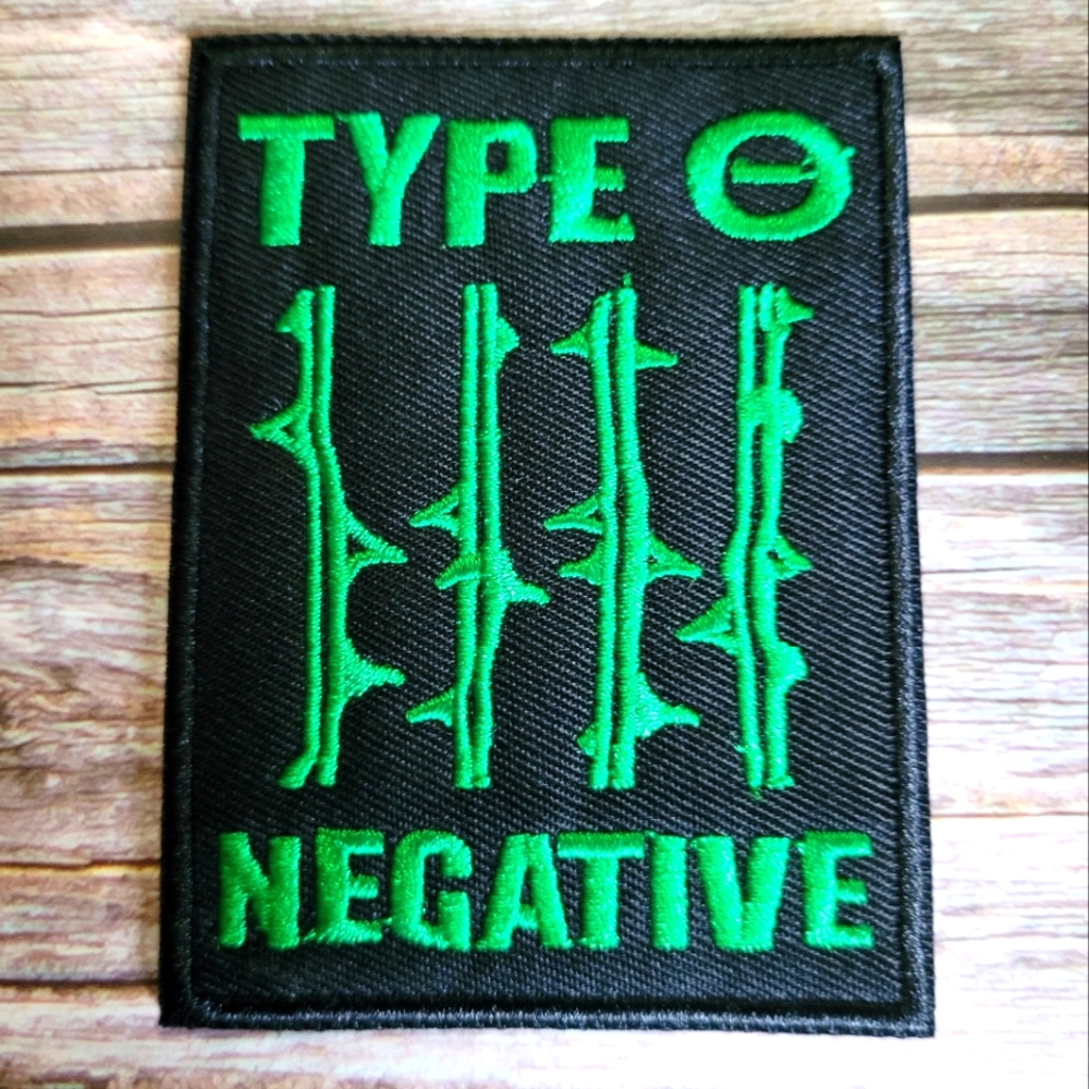 Type O Negative Gothic Doom Metal Embroidered Iron on Patch